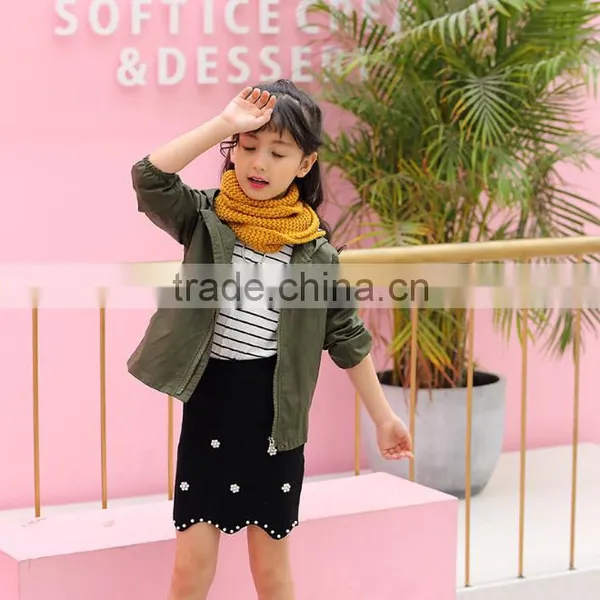 Zm40660b Boutique Outfits Kids Trench Coat Children Coats and Jackets photo-3