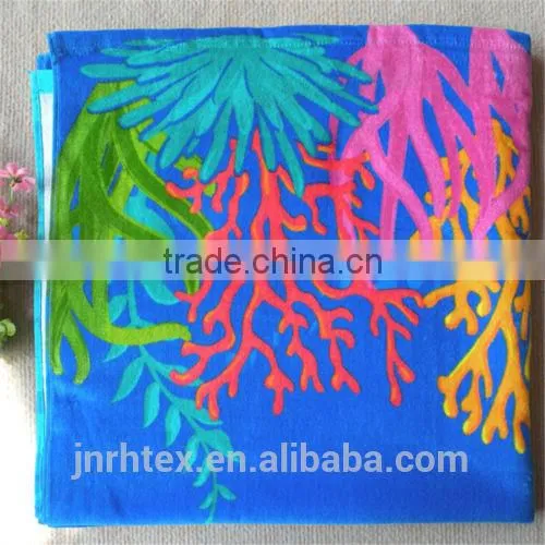 China Custom High End Photo Printed Velour Beach Towel photo-2