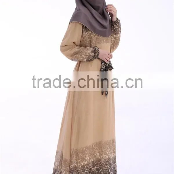 Hot Sales Indonesia, Malaysia Women Long Sleeve Muslim Evening Dress photo-5