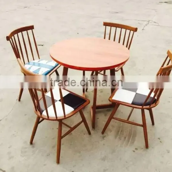 2016 Hot Selling Modern Design High Quality Wood Copy Metal Dining Chair photo-4