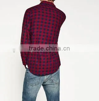 Thin Section Plaid Shirt With Short Sleeves photo-3