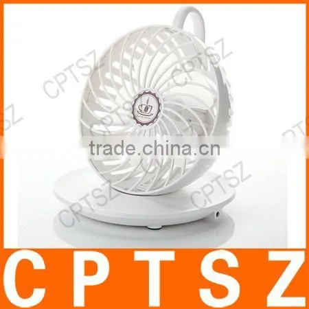 New Arrival Creative Mini USB Coffee Cup Fan Rotatable Hanging Portable Fan Strong Little Fan Drop photo-6