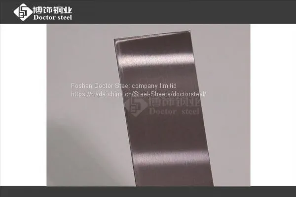 ASTM 316 Dark Brown HL Stainless Steel Sheet With High Quality photo-2