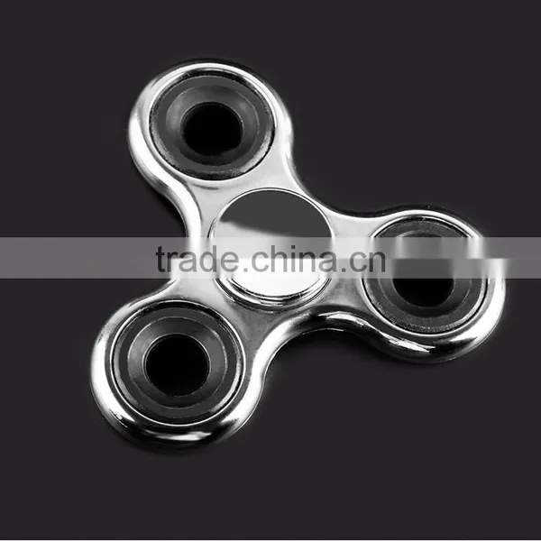 Promotional Stock Solid Color Tri-spinner Fidget Toy Finger Fidget Spinner Of Hand Fidget Spinner photo-2