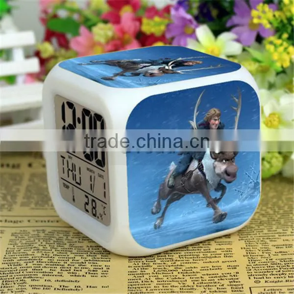 Wholesale Frozen Alarm Clock Colorful Digital Clocks Desktop Clock photo-2