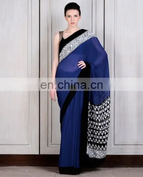 Latest Indian Designer Fancy Sari/Sarees 2016 photo-3