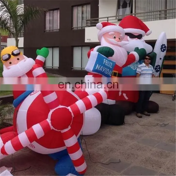 Attractive Airblown Christmas Decorations Inflatable/Santa Claus photo-2