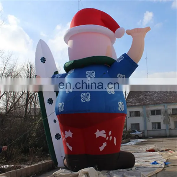 Advertising Outdoor Airblowing Christmas Inflatable Santa Claus for Christmas Decoration photo-5