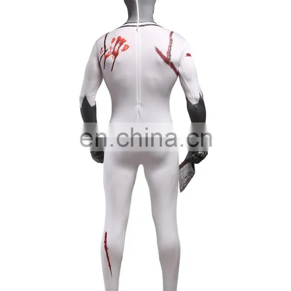 Morph Suits Crazy Doctor Full Body Spandex Zentai Costume Cosplay Blood photo-4
