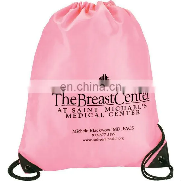 Promotional Drawstring Bag With Pockets Zipper Bag Custom Drawstring Backpack 34*43cm photo-4