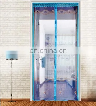 Magnetic Printing Anti Mosquito Bug Door Curtain Window Fly Screen With Bird Button photo-3