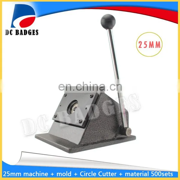 Free Shipping 1 "(25 Mm) Rotating Machine +mold+ Round Knife, Manufacturers to Sell 500 Sets of Badge Material photo-2