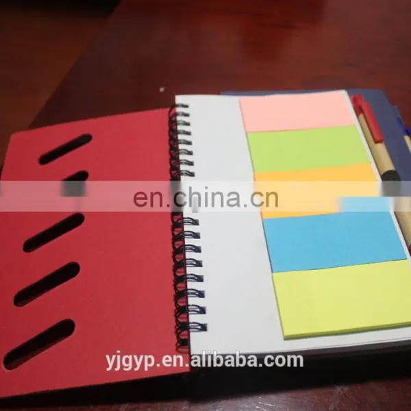 School Stationery Customized Kraft Paper Cover Notebook With Pen photo-4