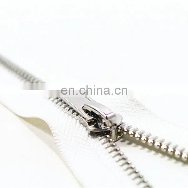 Close-End Metal Zippers With Pearl Slider, Multi-color #5 Zippers For DIY Sewing 9 Colors Available photo-3