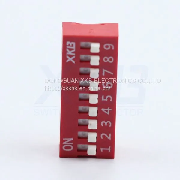 Quality Merchant DIP Switch 9 Digits 9P DS-09 Red Blue 9 Digits 18 Feet photo-2