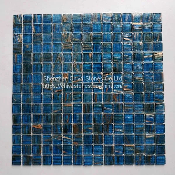 Swimming Pool Blue Mosaic Bisazza Style Water Feature Decoration Mosaic Glass Crystal Mosaic photo-5