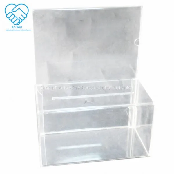 2019 Clear Drop Front Acrylic Sneaker Display Box With Magnets photo-2