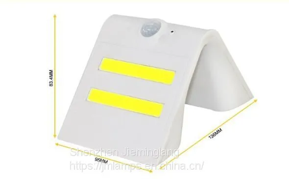 LED Solar Light Outdoor Solar Lamp PIR Motion Sensor Wall Light Waterproof Solar Inground Light Sunlight for Garden Decoration JML-SWL-A photo-2