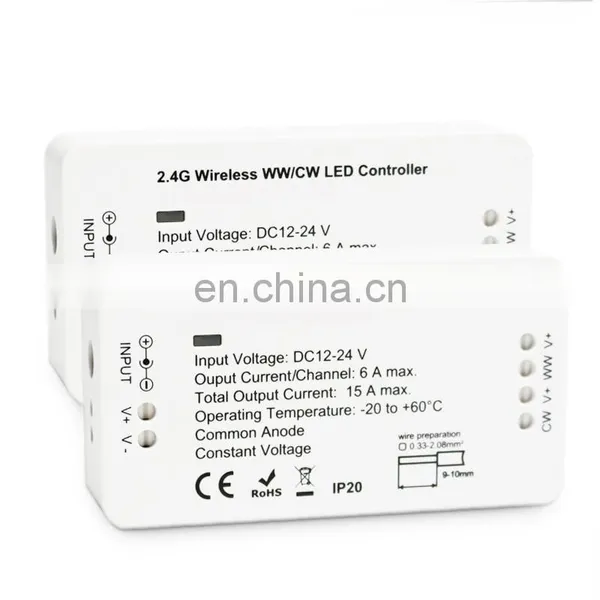 2.4G Wireless WW/CW Zigbee Dual Color Led Light Controller photo-3