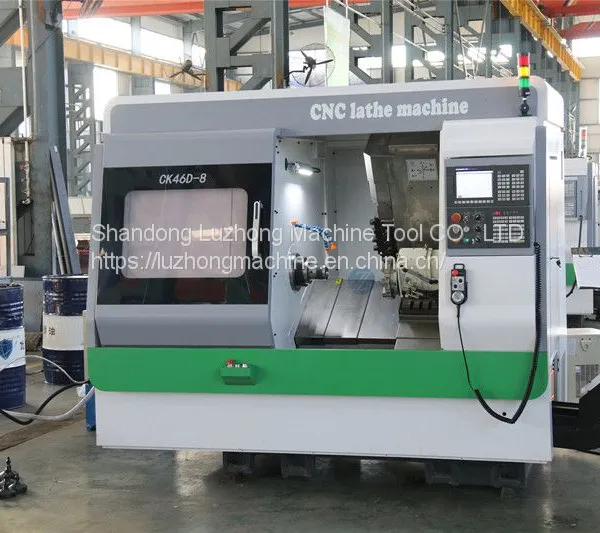 CK46D-8 Horizontal Metal High Speed Power Unit Precision Slant Bed CNC Turning Center photo-3