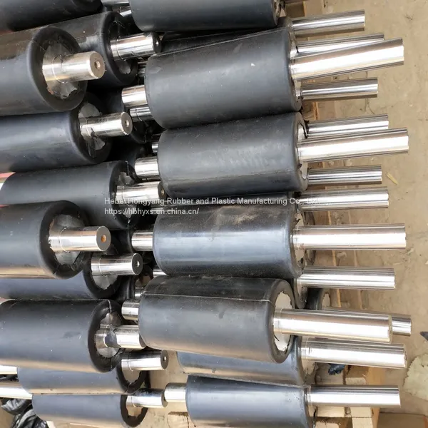 Rubber Covered Roller Rubber Covered Shaft Rubber Conveying Roller