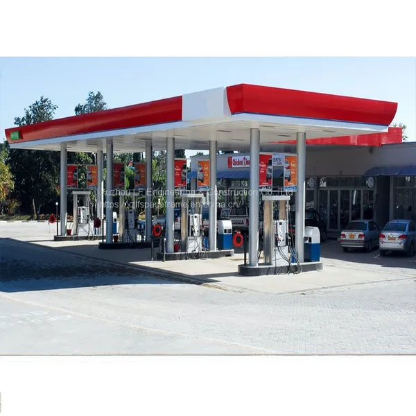 Xuzhou LF Space Frame Gas Petrol Station Canopy photo-4