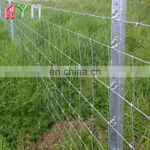 Field Farm Fence Cattle Fence On Farm Galvanized 4 Rails Horse Fence photo-2