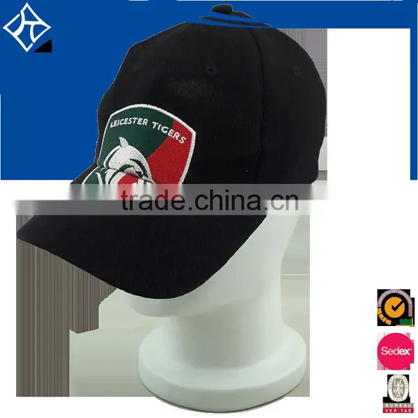 Custom black baseball cap plastic cover,baseball cap material design