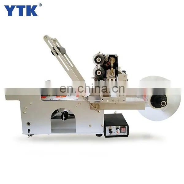Security Tabletop Semi Auto Manual Labeling Machine Label Applicator With Date Printer photo-2