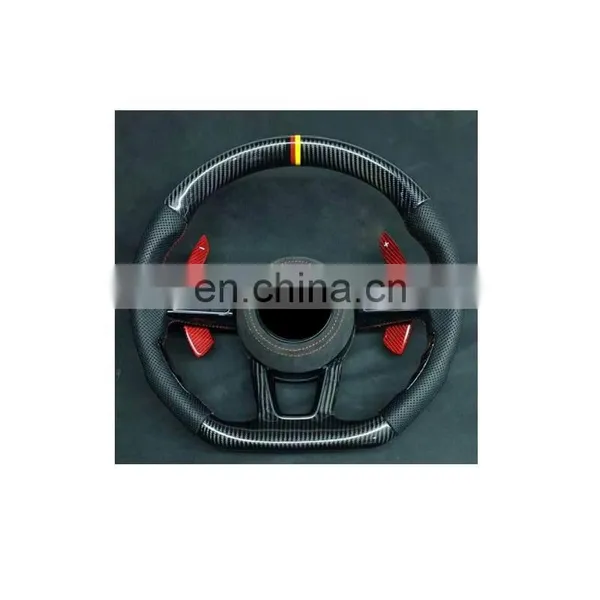 Carbon Fiber Steering Wheel for Audi A1 S1 A3 S3 A4 S4 A5 S5 A6 S6 A7 S7 A8 S8 Car Modification Steering Wheel