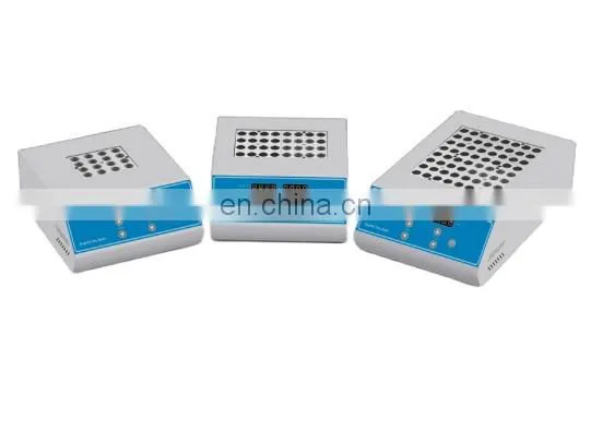 Microcomputer Controlled High Temperature Dry Bath Incubator Laboratory Thermostatic Devices 1-99h59min White & Blue photo-2