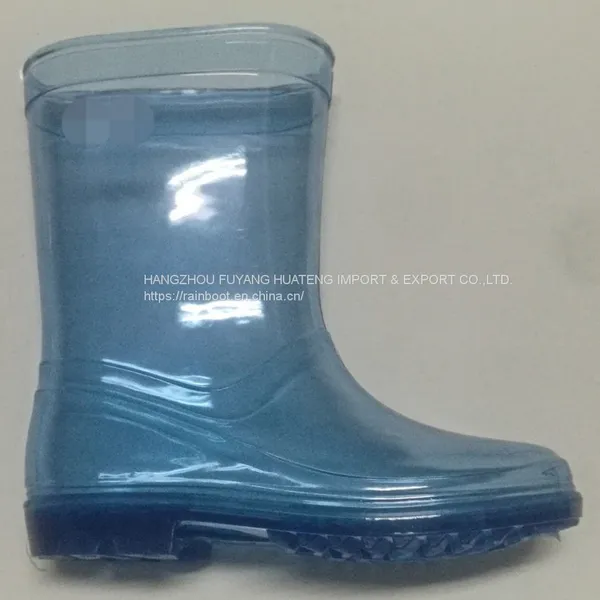 Colourful Transparent Kid Boots,2027 Child Boots,Cheap Transparent Children PVC Boots,Chian Boot photo-3