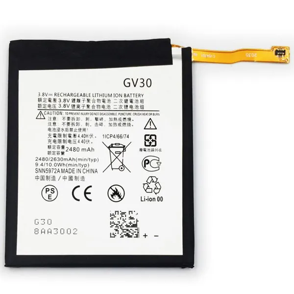 GV30 Battery For Motorola Moto Z XT1650-01 XT1650-03 XT1650-05 Mobile Phone 2630mAh Replacement Batteries photo-5