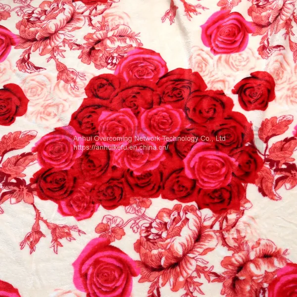 Digital Printing Flannel Polyester