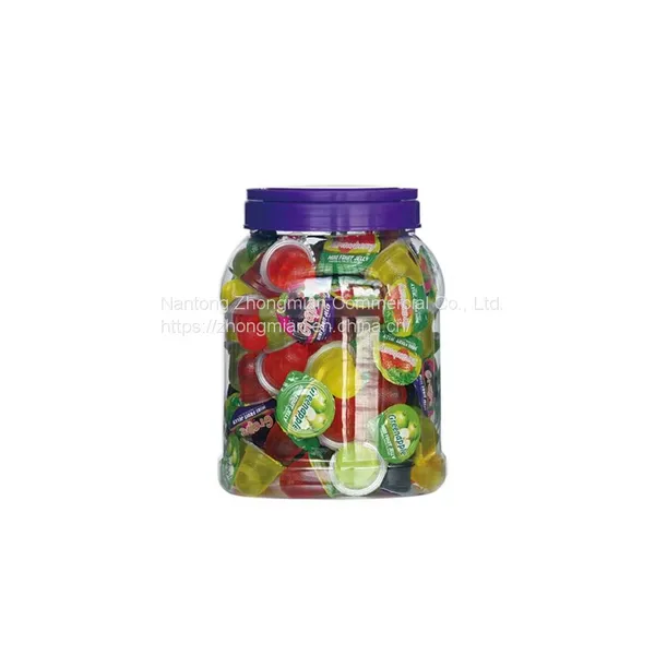 Sweet Fruit Jelly Cup and Fruit Shape Jelly Konjac Jelly in Jar and Toy Jars Tiktok Candy Trends photo-2