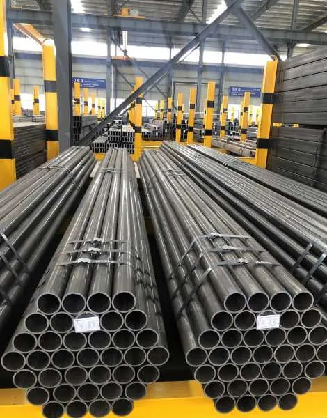 Q355B Welded round Steel Pipe 89*6 6M Heat Treatment Hollow Section Welded Tube photo-2