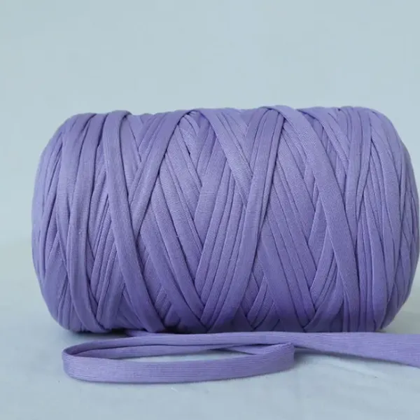 China Yarn Factory 100% Polyester T-shirt Handbag Knitting Crochet Yarn photo-3