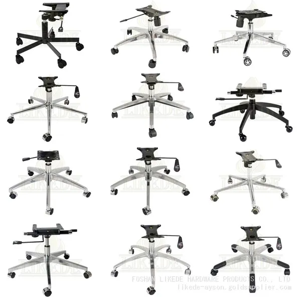 New 4 Star Aluminum Chair Base Swivel Chair Leg Revolving Chair Base photo-3