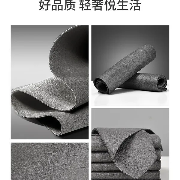 Magic Glass Cleaning Cloth Thickened Reusable Microfiber Washing Rags for Windows Cars Mirror Kitchen Rag photo-3