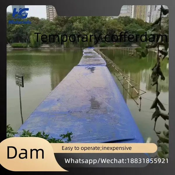 PVC Water Barrier Flood Control Bag, Mobile Soft Water-Filled Dam for Flood Prevention, Foldable Water Block Wall, Portable Water Bag photo-2