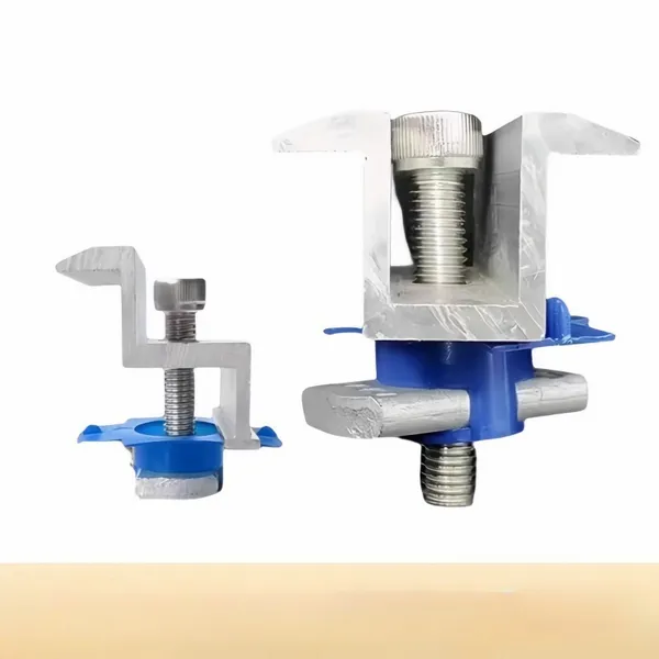 Wuxi Photovoltaic Support Accessories, Including Medium Pressure Blocks, Edge Pressure Blocks, Side Pressure Blocks, and Aluminum Alloy Pressure Blocks Are Available.