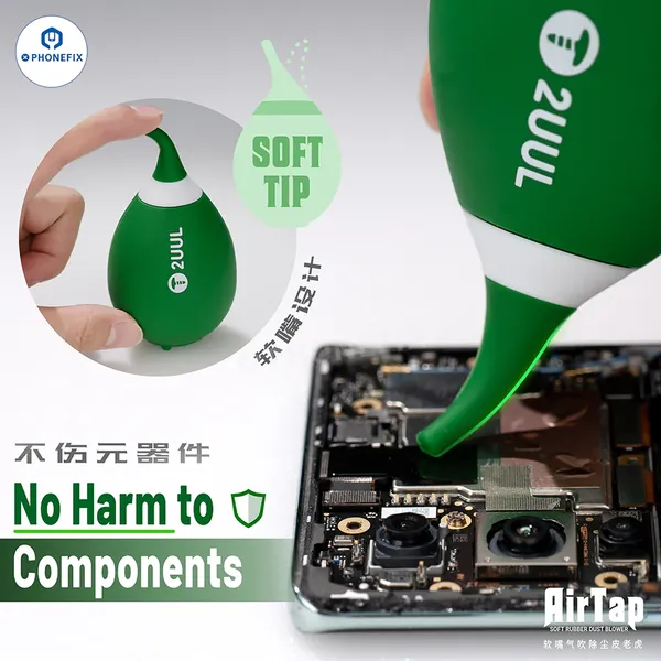 2UUL AirTap Rubber Dust Cleaner for Mobile Phone Internal Component Repair photo-4