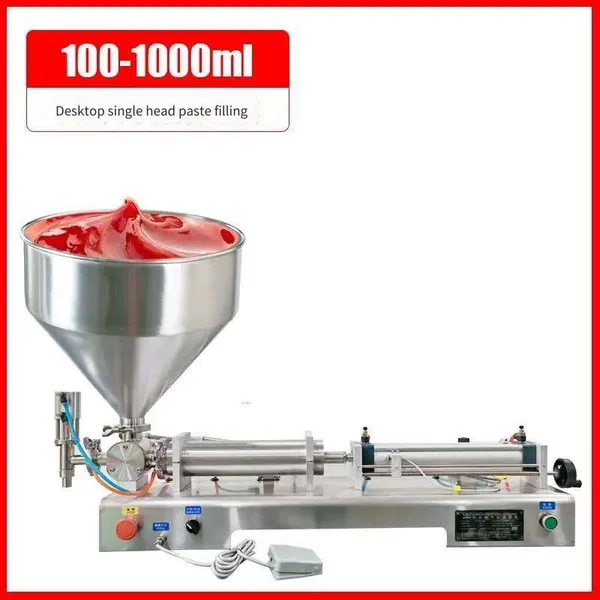 Semi-automatic Jam Filling Machine, Huanyu Dg-1000 Honey Filling and Dispensing Machine, Pear Paste Filling Equipment