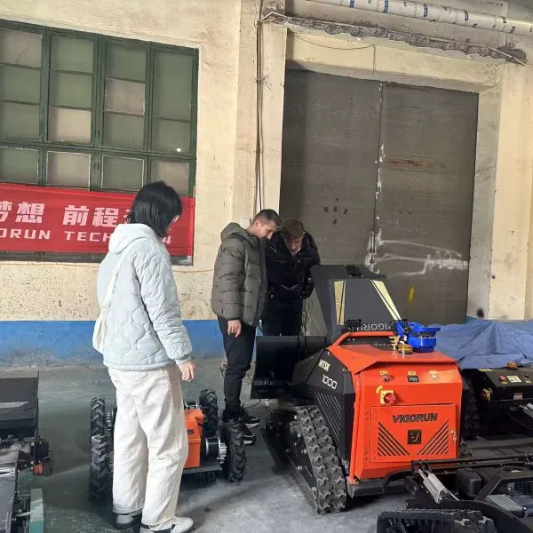 Versatile Agricultural Robotic Gasoline Commercial Travel Speed 4Km Remotely Controlled Flail Mulcher photo-6