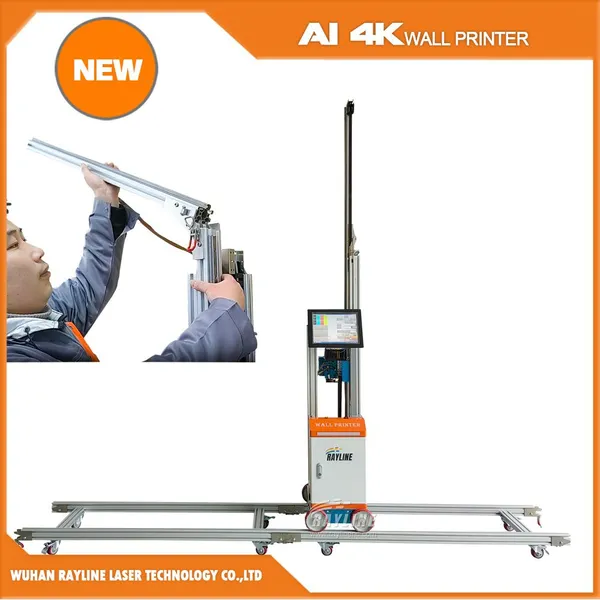 Wall Printer AI 4K Wall Printer HD16 Head Large Format UV Printer for Wall Art Mural Painting Home Decoration