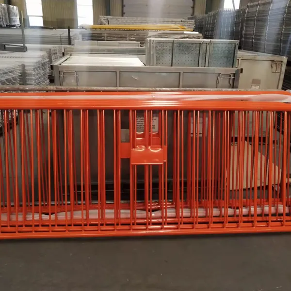 Powder-coated Galvanized Mobile Folding Safety Fence for Pedestrian Crowd Control, Events, Concerts, and Other Events. photo-5