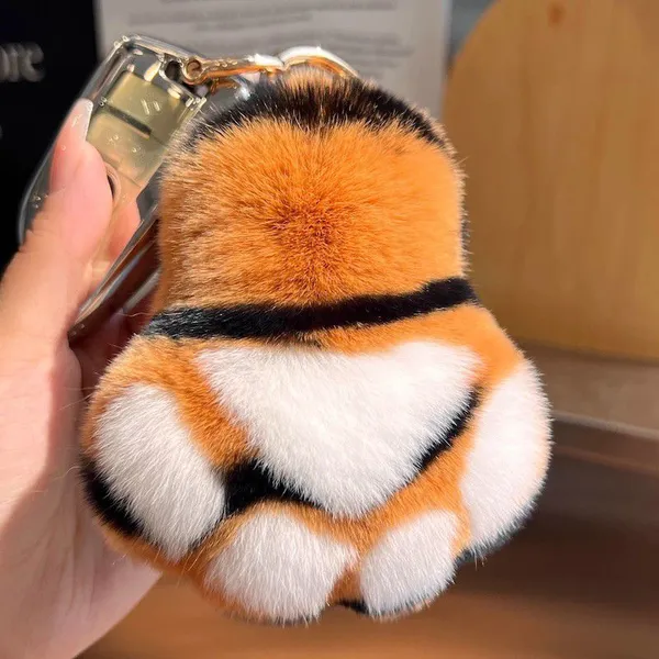 Tiger Paw Fur Keychain photo-3