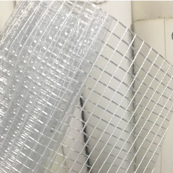 Transparent PVC Coated Scrim for Awning and Canopy Shelters
