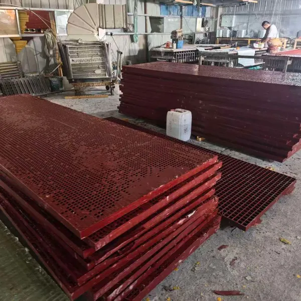Convention Center FRP Grating Weather Resistant Anti Slip Drainage Trench Cover Panel photo-5