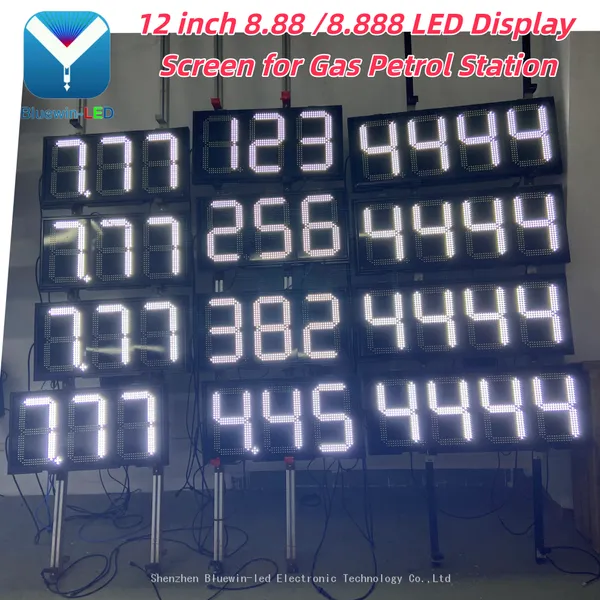Quick Mounting Bracket LED Gas Price Changer Sign for Petrol Station